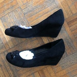 Beautiful Suede Wedge Shoes